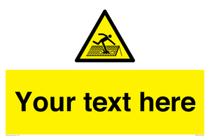 Custom Figure on Roof Sign